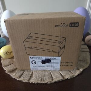 NIB SEALED PeriPage PB40 Thermal Shipping Label Printer